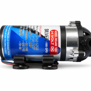 Aqua Impact Silver 100 GPD RO Booster Pump | Standard 24V DC Motor