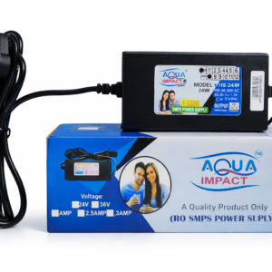 Aqua Impact Silver 24V RO SMPS Power Adapter | Standard Inline Brick Type