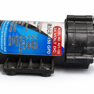 Aqua Impact Silver 150 GPD RO Booster Pump | High-Capacity 24V DC Motor